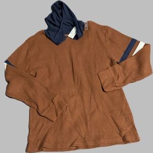 The Children's Place Brown and Blue Kids Sweater